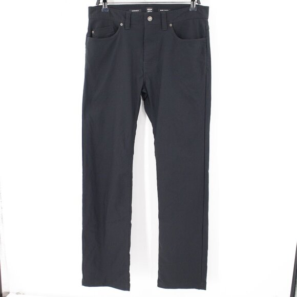 PrAna Pants Men’s 33 L31.5 Brion II Standard Fit Straight Leg Stretch Pockets - Picture 1 of 11